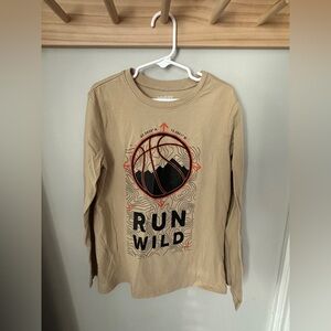 Jumping Beans Kids Basketball Graphic Long Sleeve Shirt